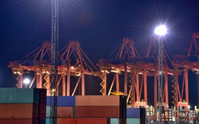 Shipping containers plunge overboard as supply race raises risks